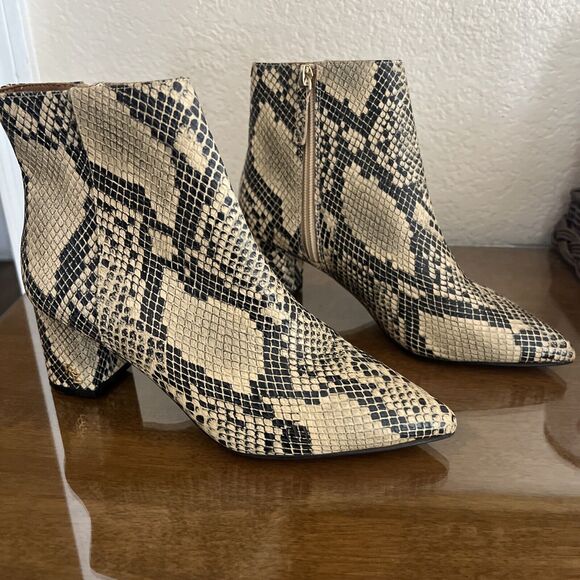 Kurt Geiger Shoes - Kurt Geiger Animal Print Ankle Booties| Size 36